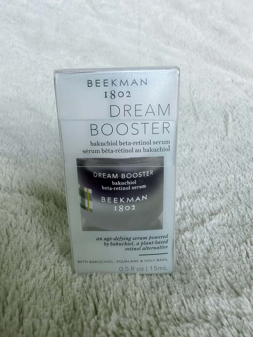 Beekman 1802 Dream Booster Bakuchiol Beta-Retinol Serum, 0.5 fl oz